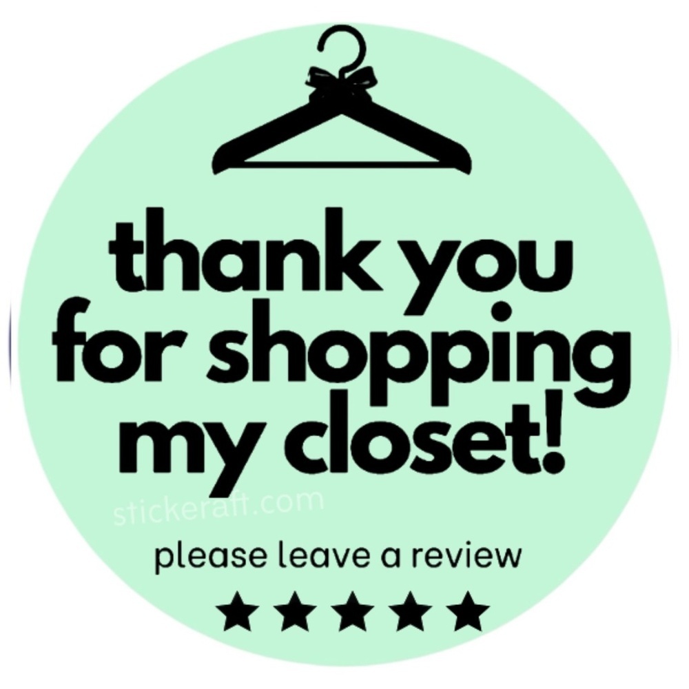 Thank you for shopping my closet sticker label New shipping supplies - Picture 3 of 15